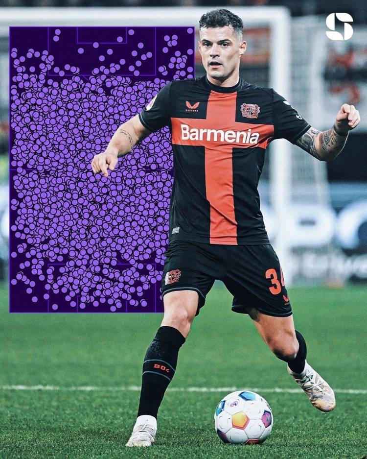 药厂真核！扎卡近2年触球、成功传球、进攻三区传球均为德甲最多